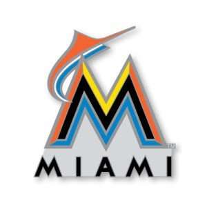  Miami Marlins Logo Pin