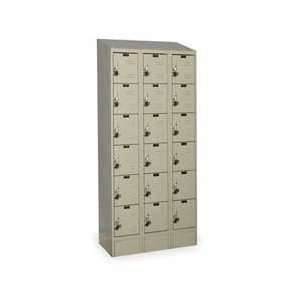  Assembled Locker,w36,d12,h82,parchment   HALLOWELL 