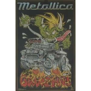  Metallica Gimme Fuel 22x34 Poster 1998 