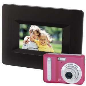 Polaroid Pink 8 Mp,Camera & Digital Photo Frame   Used  