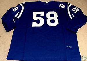 INDIANAPOLIS COLTS THROWBACK NFL MENS JERSEY(4XL)58 NEW  