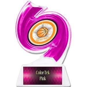 Basketball Hurricane Ice 6 Trophy PINK TROPHY/PINK TEK PLATE   ALL 