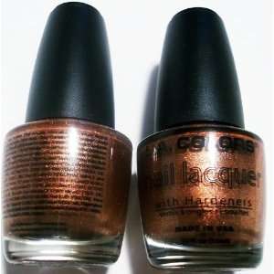  LA. Colors Nail Polish Lacquer Metallic Copper (2) 0.44 FL 
