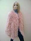 Marabou Feather Jacket with full length sleeves   satin lined