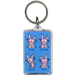  Happy Bunny Eeney Meeny Lucite Keychain BK1298 Toys 