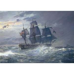   Geoff Hunt   Fighting Sail   Indefatigable Lithograph