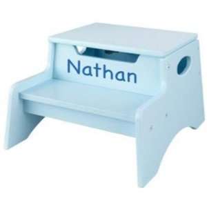  Personalized Sky Step n Store Stool 