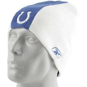  Reebok Indianapolis Colts White Players Sideline Beanie 