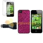   Hard Case Cover+LCD Screen Protector for Verizon iPhone 4 4S 4G  