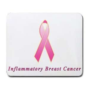  Inflammatory Breast Cancer Awareness Ribbon Mouse Pad 
