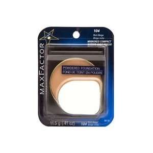  Maxfactor Powdered Foundation 104 Rich Beige Beauty