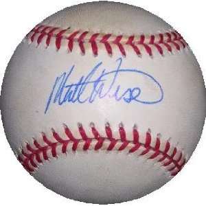  Matt Wise autographed Baseball