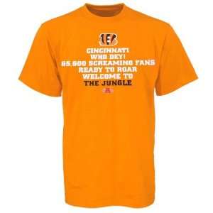  Cincinnati Bengals Orange Inside Line T shirt