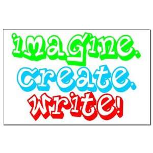  Imagine Create Write Inspirational Mini Poster Print by 
