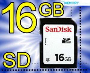 16GB SD Memory Card for Panasonic Lumix LZ10/LZ5/LZ6  