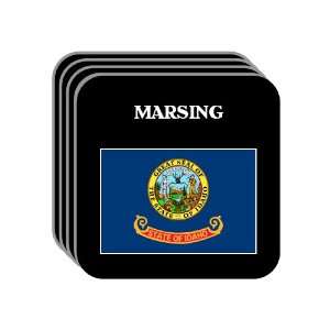  US State Flag   MARSING, Idaho (ID) Set of 4 Mini Mousepad 