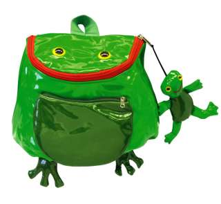 NWT Kidorable Childrens FROG Backpack / Lunch Bag NEW  