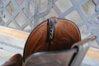  LUCCHESE U.S.A. vintage rockabilly cowboy boots size 12 D since 1883 