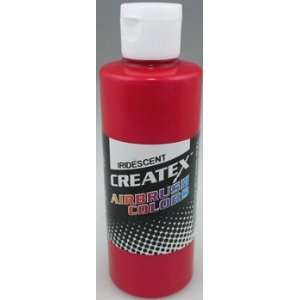 Createx 5501 4Z 4 oz. Createx Iridescent Red Iridescent Airbrush Color
