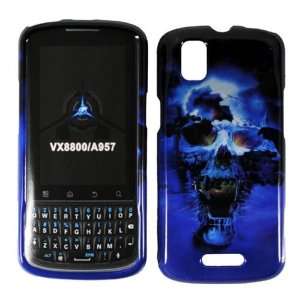  Blue Skull Hard Case Cover for LG Venus VX8800 Cell 