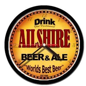  AILSHIRE beer and ale wall clock 