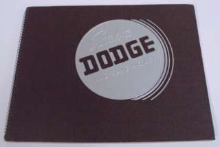 Dodge 1938 Switch To Dodge Dealer Album  