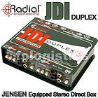 Radial JDI Duplex Mk4 Stereo J Class Direct Box with Jensen 