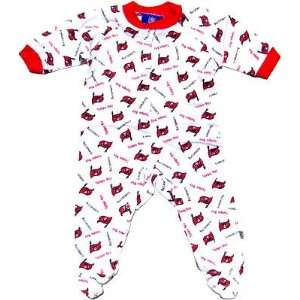 NEWBORN Baby Infant Tampa Bay Buccaneers Pajamas Coverall  
