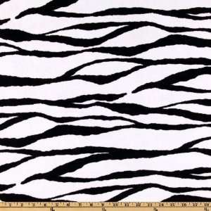   ITY Knit Zebra Black/White Fabric By The Yard Arts, Crafts & Sewing