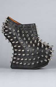 Jeffrey Campbell The Shadow Spike and Stud Bootie Black  