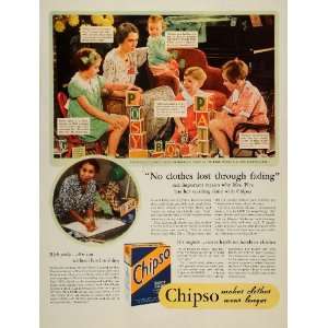  1934 Ad Chipso Quick Suds Detergent Soap Flakes Pine 