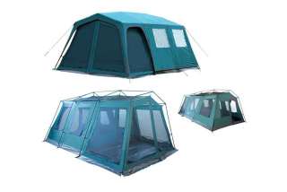 Family Dome Tent 18 x 12 sleeps 8 10 easy set up all steel frame 