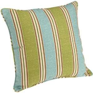   Outdoor Pillow 17 by 17 Inch Welt Cord, Mainland Surf