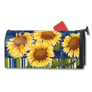    Sunburst Sunflowers Magnetic Mailbox Cover