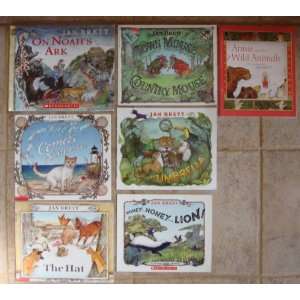  Jan Brett Set of 7 Books (Honey Honey Lion ~ The Umbrella 