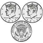 2012 P&D BU John F Kennedy Half Dollar (1) Two Coin Set (PRE SALE 