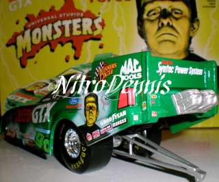 NHRA JOHN FORCE 124 Funny Car MONSTERS Frankenstein  