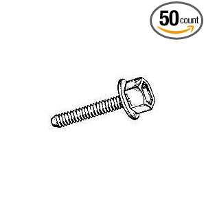 M8 1.25X41 Hex Body Bolt Black (50 count)  Industrial 