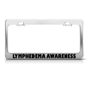  Lymphedema Awareness license plate frame Tag Holder 