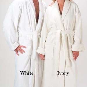  Luxury 100% Pure Egyptian Cotton Bath Robe in White