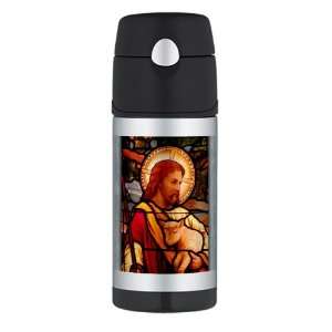  Thermos Travel Water Bottle Jesus Christ with Lamb 
