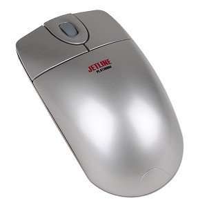  Jetline Wireless PS/2 3 Button Scroll Mouse (Silver 