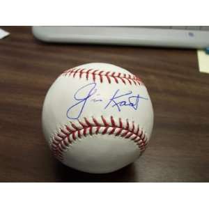  Jim Kaat Autographed Baseball