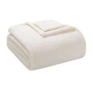  JLA Basic BL51 Cream Micro Tec Plush Blanket in Cream 