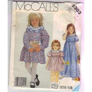   Cf (4 5 6) 1985 Childrens Dress in Long or Short 