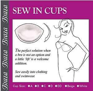 BRAZA BUILD YOUR OWN BRA SEW IN ENHANCEMENT CUPS  