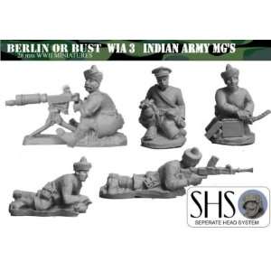  Berlin or Bust Indian Army LMG/HMG (5) Toys & Games