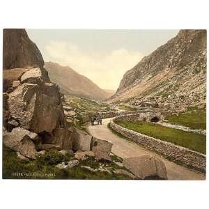    Photochrom Reprint of Pass I, Llanberis, Wales
