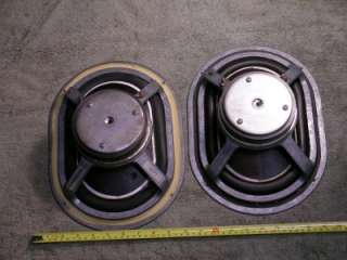 Pair Older KEF B139 9 x 13 Styrofoam Woofer speakers  