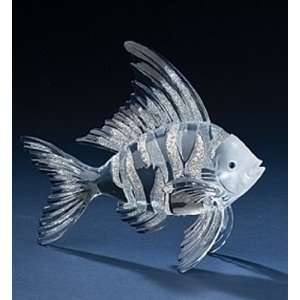  Icy Crystal Glittery Tropical Lionfish With Blue Accents 